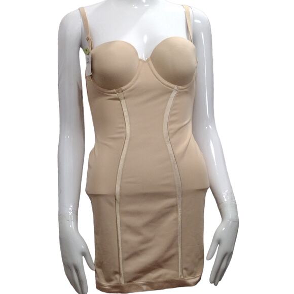 Maidenform® Size 34B Shapewear Easy-Up Firm Control Strapless Slip - Picture 5 of 7